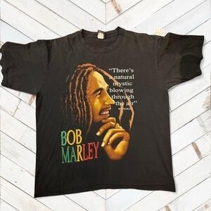 Bob Marley Black Graphic Tee
